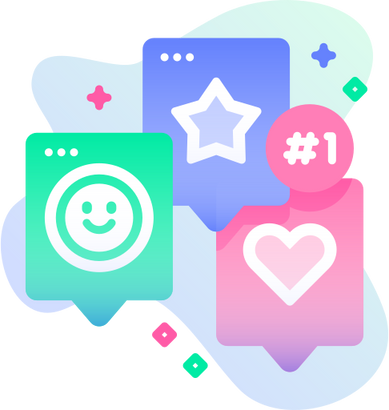 Customer experience Vector Satisfaction Sticker